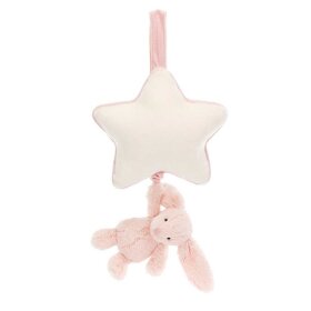 JELLYCAT - BASHFUL BUNNY MUSIK URO - BLUSH - 30X20 CM