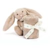 JELLYCAT - BASHFUL BUNNY NUSSEKLUD - BEIGE - 15X34 CM