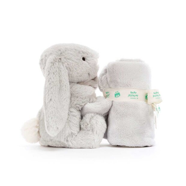 JELLYCAT - BASHFUL BUNNY NUSSEKLUD - SILVER - 15X34 CM