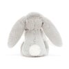 JELLYCAT - BASHFUL BUNNY NUSSEKLUD - SILVER - 15X34 CM