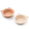 LIEWOOD - PEONY SUCTION BOWL, 2-PAK | TUSCANY ROSE/APPLE BLOSSOM