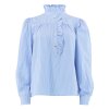 CONTINUE COPENHAGEN - ARIANA STRIPE BLUSE | SMALL BLUE STRIPE