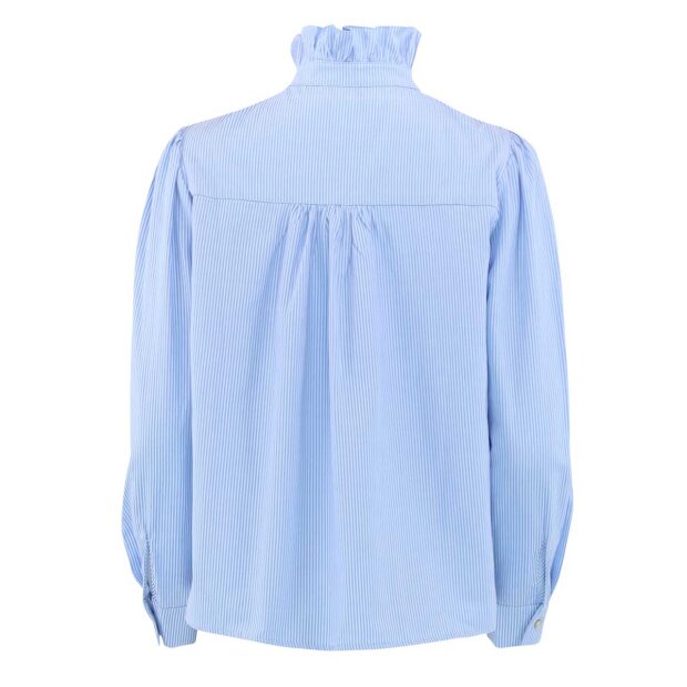 CONTINUE COPENHAGEN - ARIANA STRIPE BLUSE | SMALL BLUE STRIPE