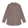 MOSHI MOSHI MIND - GAIA SKJORTE I POPLIN | DARK TAUPE