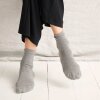 MOSHI MOSHI MIND - STORY RIB STRØMPER | GREY MELANGE