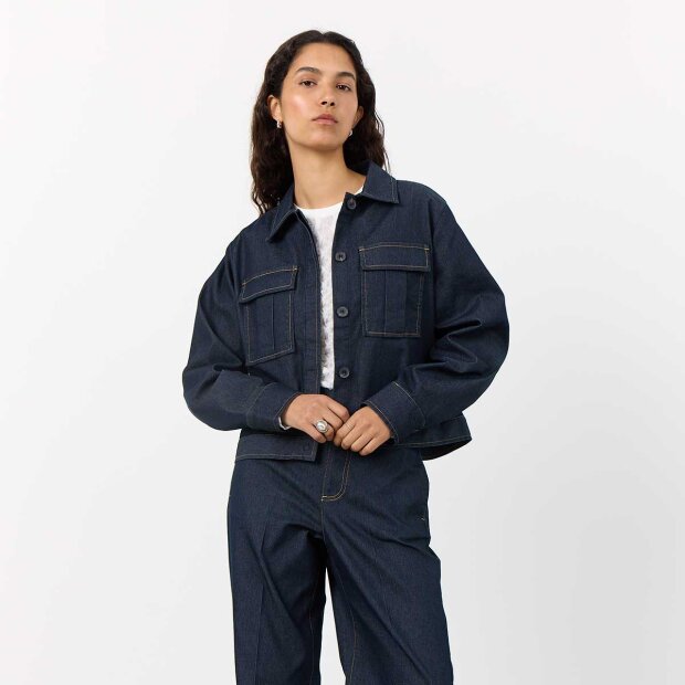 LEVETE ROOM - INEZ 2 DENIM JAKKE | MOOD INDIGO