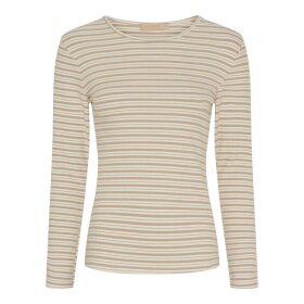 MARTA DU CHATEAU - CHRISTEL T-SHIRT | BEIGE/CREAM