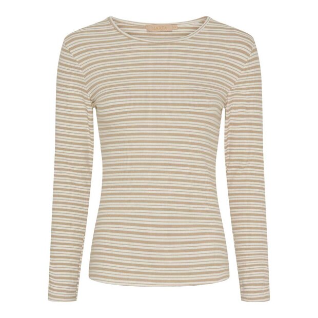 MARTA DU CHATEAU - CHRISTEL T-SHIRT | BEIGE/CREAM