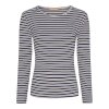 MARTA DU CHATEAU - CHRISTEL T-SHIRT | NAVY/CREAM