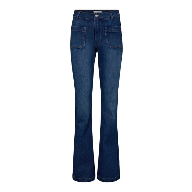 IVY COPENHAGEN - ANN CHARLOTTE EARTH JEANS WASH CAYENNE | DENIM BLUE