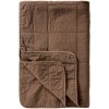 IB LAURSEN - VINTAGE QUILT 130X180 CM | CHOCOLATE