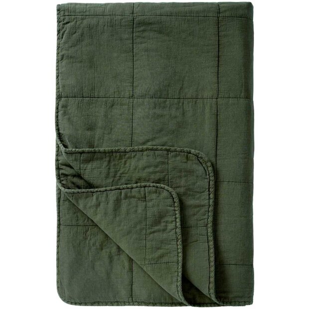 IB LAURSEN - VINTAGE QUILT 130X180 CM | MYRTLE GREEN