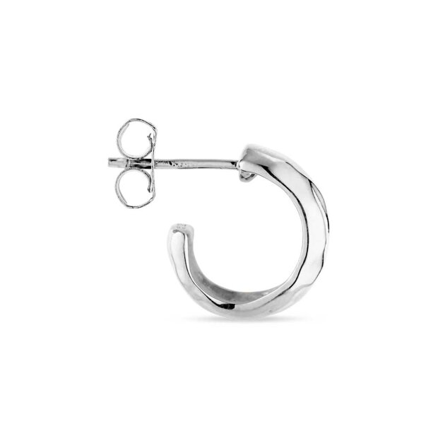 JANE KØNIG - BRUISED HEART HOOP | SØLV