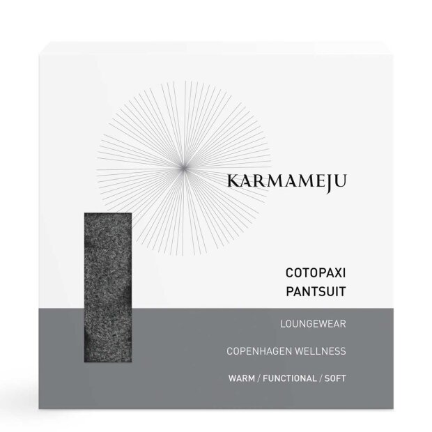 KARMAMEJU - COTOPAXI PANTSUIT I FLEECE | DARK GREY