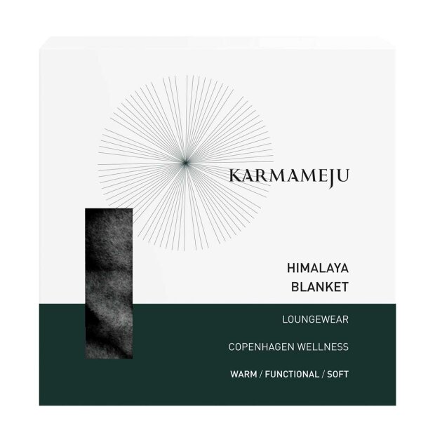 KARMAMEJU - HIMALAYA FLEECETÆPPE 140X250 CM | DARK GREY