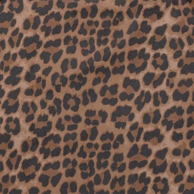 BLACK COLOUR - ABBIE BOX STRETCH BUKSER | LEOPARD