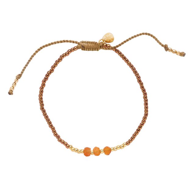 A BEAUTIFUL STORY - DECENT CARNELIAN ARMBÅND