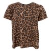 BLACK COLOUR - ZELDA S/S LEO T-SHIRT | LEOPARD