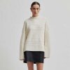 SECOND FEMALE - GLAVIA KNIT M/TURTLENECK | SNOW WHITE