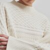 SECOND FEMALE - GLAVIA KNIT M/TURTLENECK | SNOW WHITE