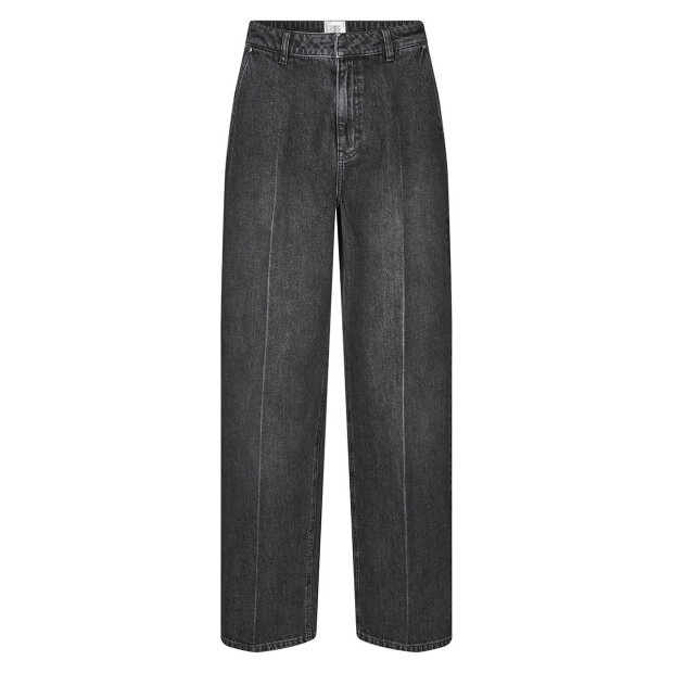 SECOND FEMALE - ANDORRA DENIM JEANS | MØRK GRÅ DENIM