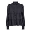 LEVETE ROOM - ISLA SOLID 95 SKJORTE | NAVY