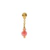 STINE A - TRES PETIT ETOILE ØRERING M/CORAL - 1 STK. | FORGYLDT