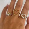 STINE A - FUNKY HEART RING | SØLV