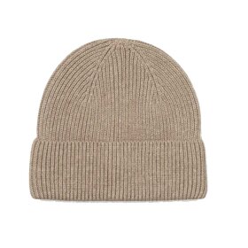 BECK SØNDERGAARD - WOONA BEANIE HUE | DARK BEIGE MELANGE