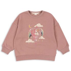 KONGES SLØJD - LOU GLITTER SWEATSHIRT | MAHOGANY ROSE