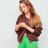 AMERICAN VINTAGE - VITOW CARDIGAN | CHOCO MELANGE