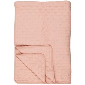 IB LAURSEN - QUILT M/KORSSTINGSMØNSTER 130X180 CM | ROSA