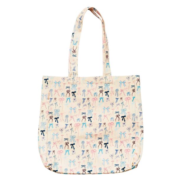 MAANESTEN - CANVAS TOTEBAG - CUTE BOWS