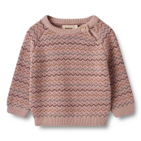 WHEAT - NANNA JACQUARD STRIK | DRY ROSE