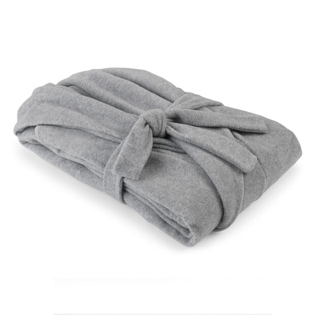 KARMAMEJU - MOUNT EVEREST BADEKÅBE I FLEECE | LIGHT GREY