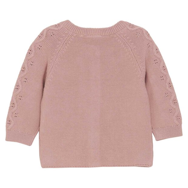 FIXONI - FIXONI STRIKKET CARDIGAN | PALE MAUVE