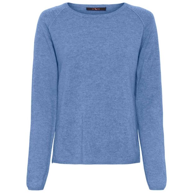 BTF CPH - CASHMERE PULLOVER | DENIM MELANGE