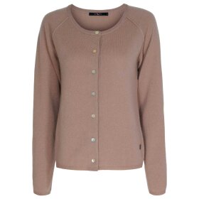 BTF CPH - CASHMERE CARDIGAN | LYS BRUN MELANGE