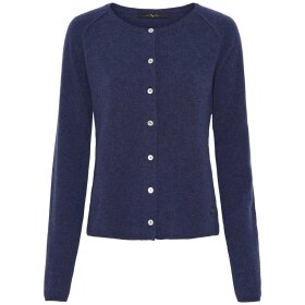 BTF CPH - CASHMERE CARDIGAN | MIDNATSBLÅ MELANGE