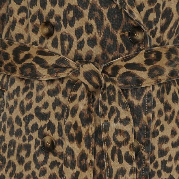 MARTA DU CHATEAU - VILA JEANS JACKET | LEOPARD