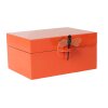 OI SOI OI - LAKSKRIN M/GULDSMED XLARGE 25X18X12,5 CM | ORANGE