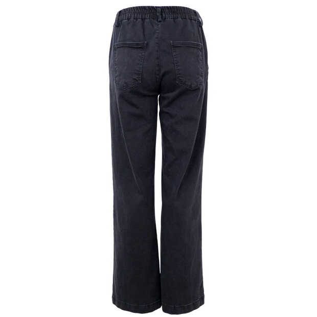 BLACK COLOUR - NESSA POCKET JEANS | SORT