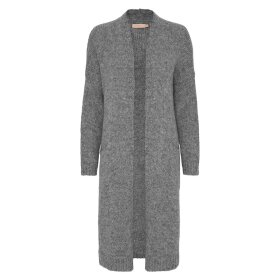 MARTA DU CHATEAU - SILJE LANG CARDIGAN | GRIGIO