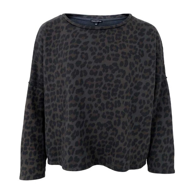 BLACK COLOUR - ZELDA SWEATSHIRT | GRÅ LEOPARD