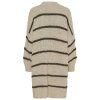 MARTA DU CHATEAU - SIMONE CARDIGAN | BEIGE/FANGO