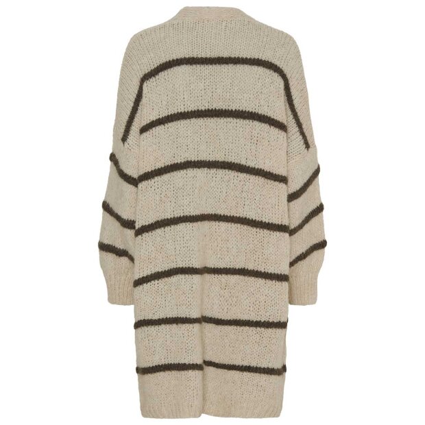 MARTA DU CHATEAU - SIMONE CARDIGAN | BEIGE/FANGO