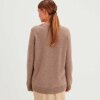 DAVIDA - CASHMERESWEATER M/RUND HALS | MINK