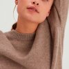 DAVIDA - CASHMERESWEATER M/RUND HALS | MINK