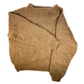 COFFEE BEANIES - IDA ALPACA SWEATER | BRUN