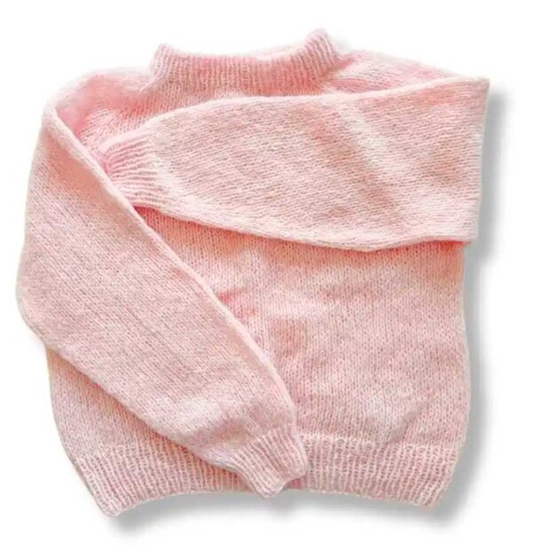 COFFEE BEANIES - IDA ALPACA SWEATER | LYS PINK